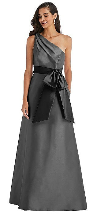 gunmetal grey bridesmaid dresses