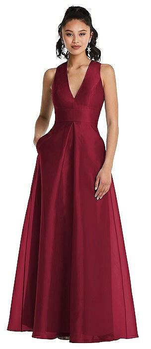 red summer bridesmaid dresses