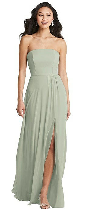 bridesmaid dress dark green