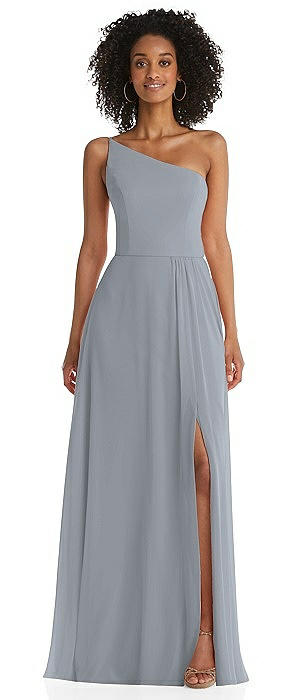 bridesmaid grey dress