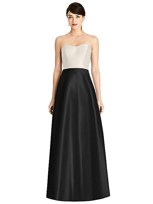 strapless a line