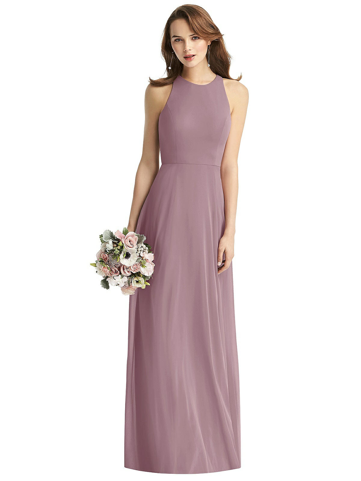chiffon halter dresses