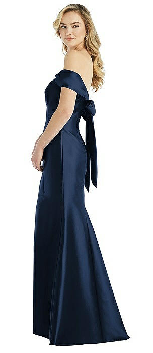 navy bridesmaid dressing gowns