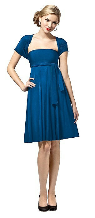 cerulean blue bridesmaid dresses