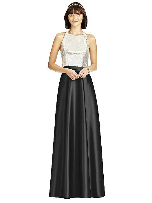 black bridesmaid skirt