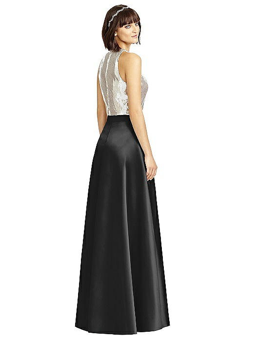 black bridesmaid skirt