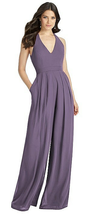 Lavender Jumpsuit Bridesmaid Dresses 