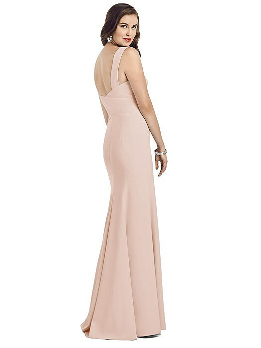 la femme embellished bodice trumpet gown