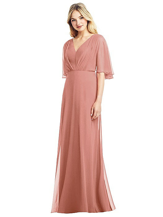 Jenny packham lux chiffon gown Clearance