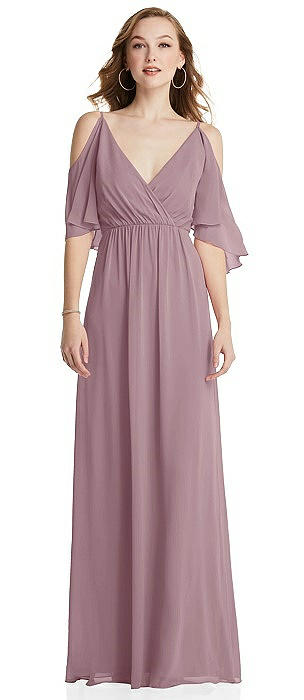 dusty rose convertible dress