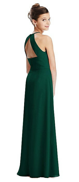 emerald green junior dresses