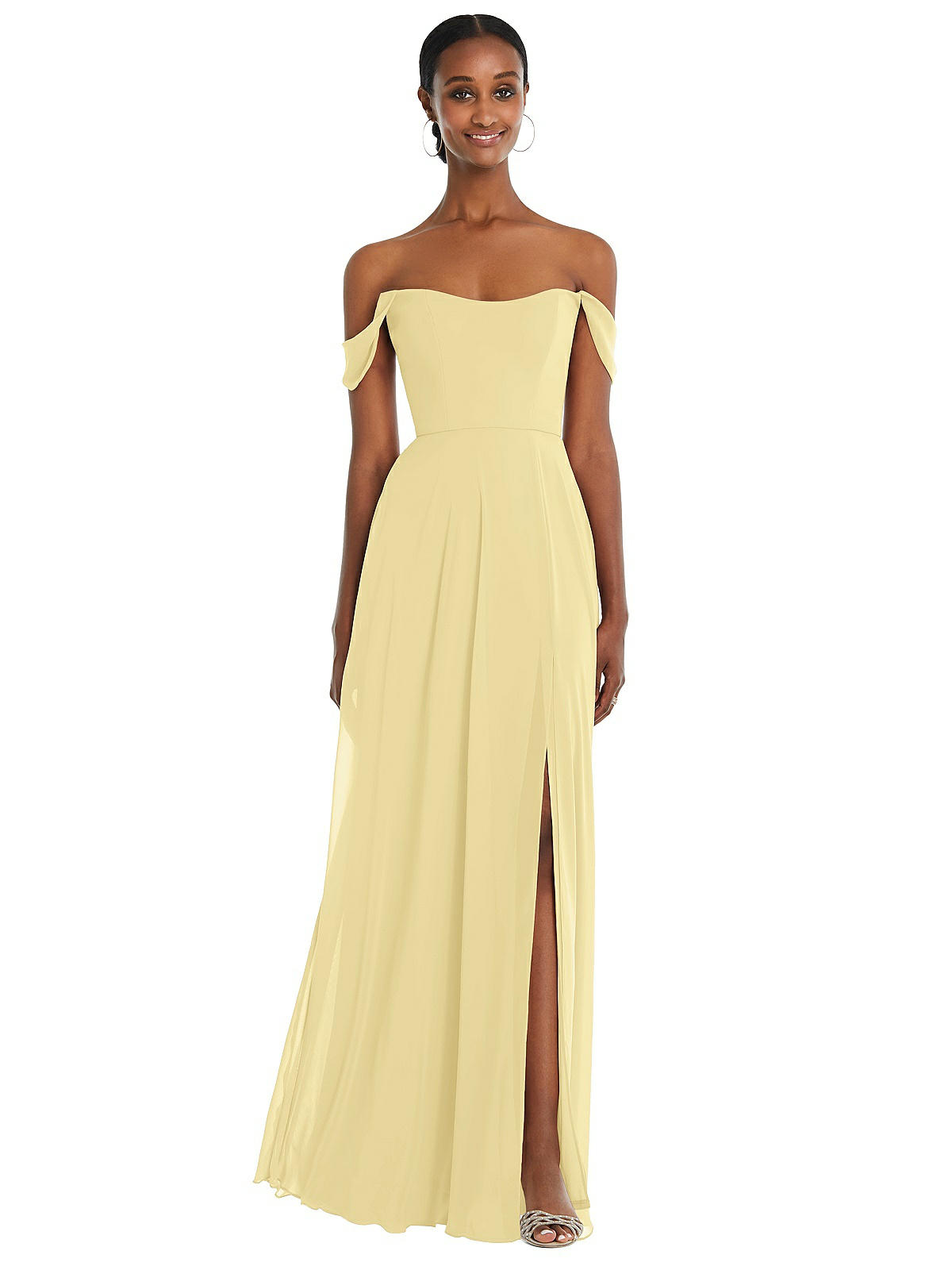 lemon halter neck dress