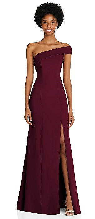 cabernet bridesmaid dress