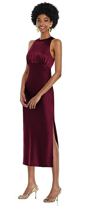 cabernet bridesmaid dress