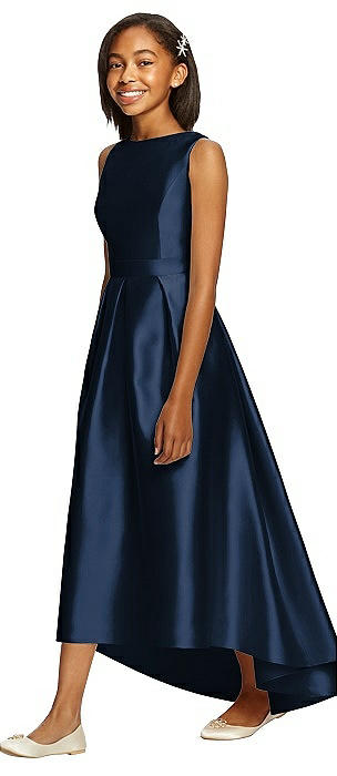 navy junior bridesmaid dresses