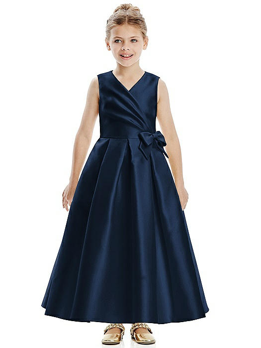 midnight blue flower girl dresses