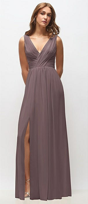 Dessy French Truffle Bridesmaid Dresses 