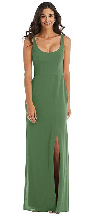Scoop Back Bridesmaid Dresses 
