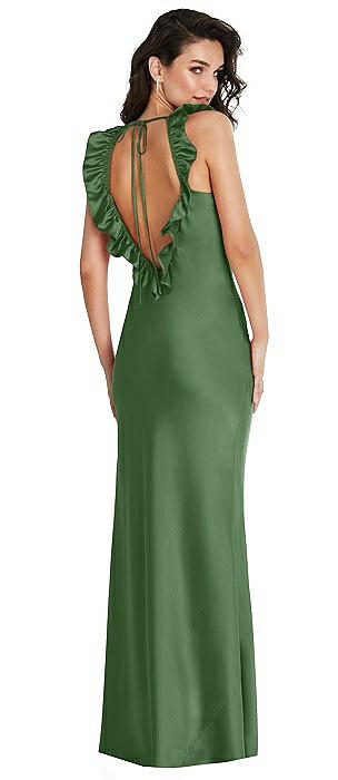 Vineyard Green Scoop Bridesmaid Dresses 