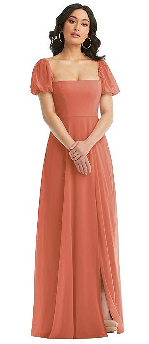 Terracotta Copper Bridesmaid Dresses 