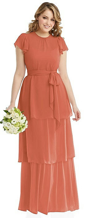 Terracotta Copper Bridesmaid Dresses 