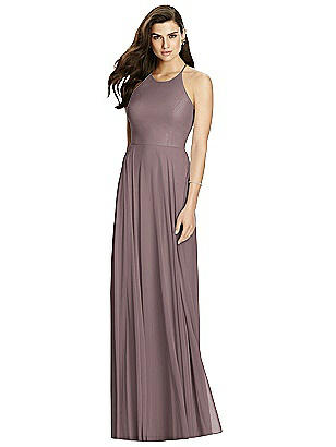 Criss Cross Backless Halter Maxi 