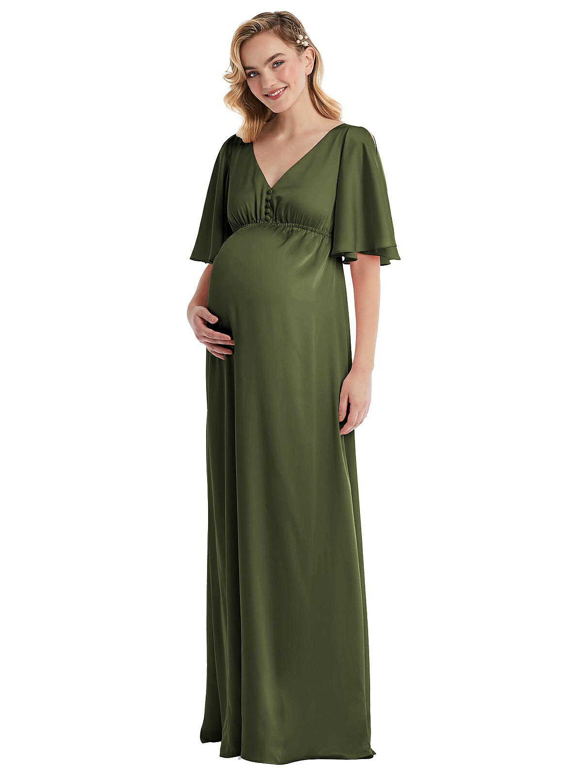 Flutter Bell Sleeve Empire Maternity 