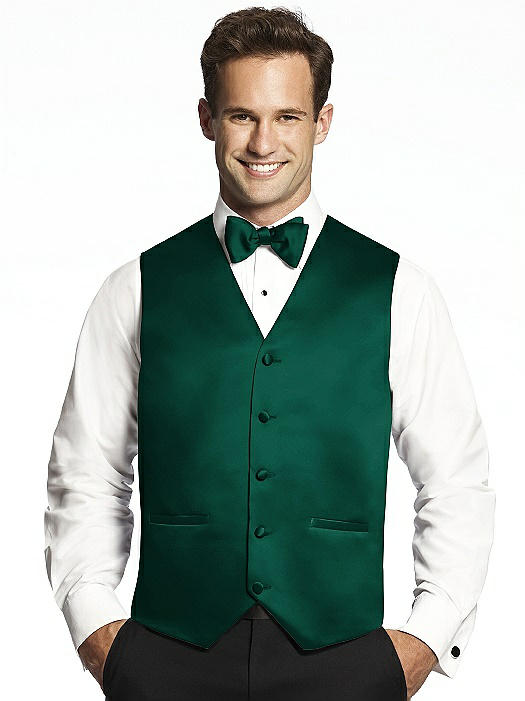 Matte Satin Tuxedo Vests by After Six