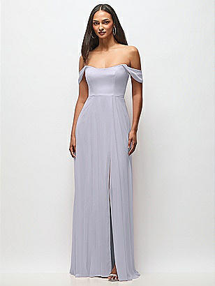 Bridesmaid Dress With Flounce Sleeves 