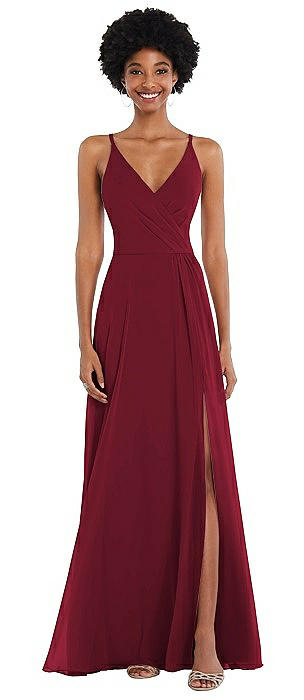 Burgundy Bridesmaid Dresses - Long 