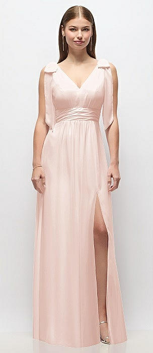 Blush Lux Chiffon Bridesmaid Dresses 