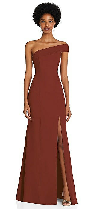 Rust-Colored Bridesmaid Dresses 