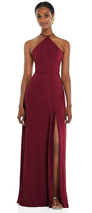 Burgundy Maxi Bridesmaid Dresses | The 