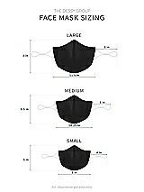 Alt View 1 Thumbnail - Black Soft Jersey Reusable Face Mask