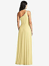 Rear View Thumbnail - Pale Yellow Bella Bridesmaids Dress BB130