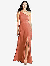 Front View Thumbnail - Terracotta Copper Bella Bridesmaids Dress BB130
