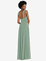 Rear View Thumbnail - Seagrass Contoured Wide Strap Sweetheart Maxi Dress