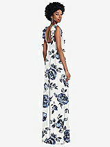 Rear View Thumbnail - Indigo Rose Convertible Tie-Shoulder Empire Waist Maxi Dress