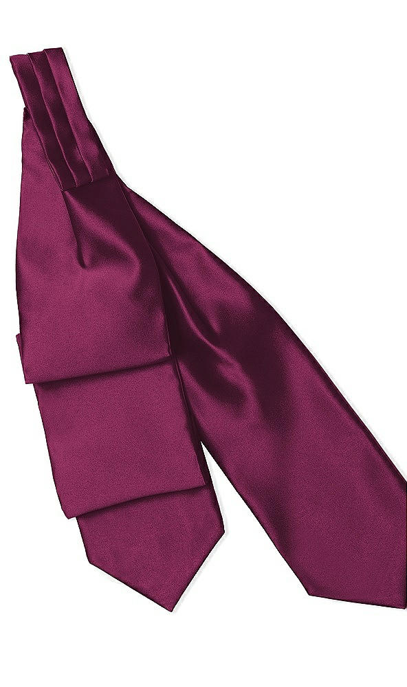 Back View - Ruby Matte Satin Cravats by After Six