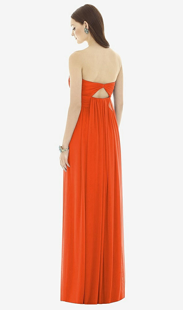 Back View - Tangerine Tango Alfred Sung Style D725