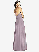 Rear View Thumbnail - Lilac Dusk Criss Cross Back A-Line Maxi Dress