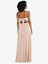 Rear View Thumbnail - Cameo Tie-Back Cutout Maxi Dress with Front Slit