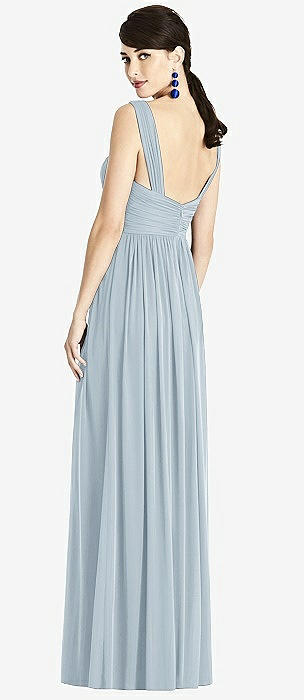 Shimmer Chiffon Unique design Twist Front Elegant and gentle Bridesmaids Dress main image 1