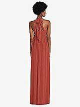 Alt View 5 Thumbnail - Amber Sunset Convertible Tie-Shoulder Empire Waist Maxi Dress