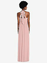 Alt View 5 Thumbnail - Rose - PANTONE Rose Quartz Convertible Tie-Shoulder Empire Waist Maxi Dress