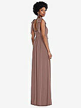 Rear View Thumbnail - Sienna Convertible Tie-Shoulder Empire Waist Maxi Dress