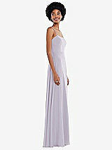 Side View Thumbnail - Moondance Scoop Neck Convertible Tie-Strap Maxi Dress with Front Slit