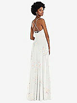 Rear View Thumbnail - Spring Fling Scoop Neck Convertible Tie-Strap Maxi Dress with Front Slit