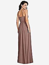 Rear View Thumbnail - Sienna Cowl-Neck A-Line Maxi Dress with Adjustable Straps