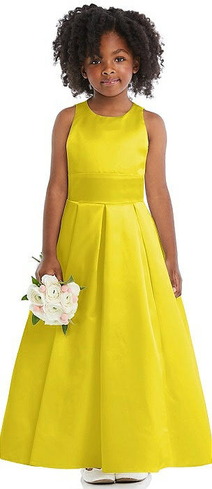 yellow flower girl dresses uk